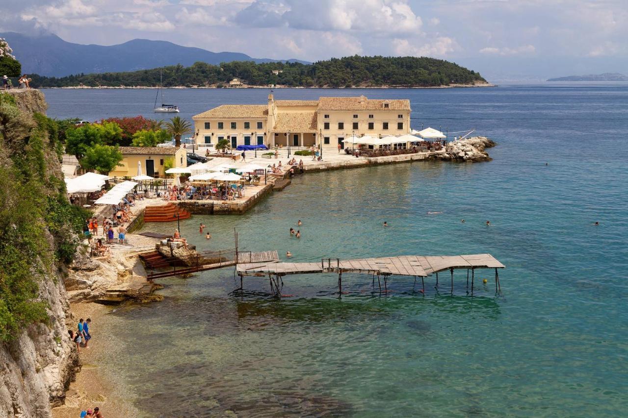 Spacious Maisonette - Roof Top View Of Corfu Port Mantouki Eksteriør bilde