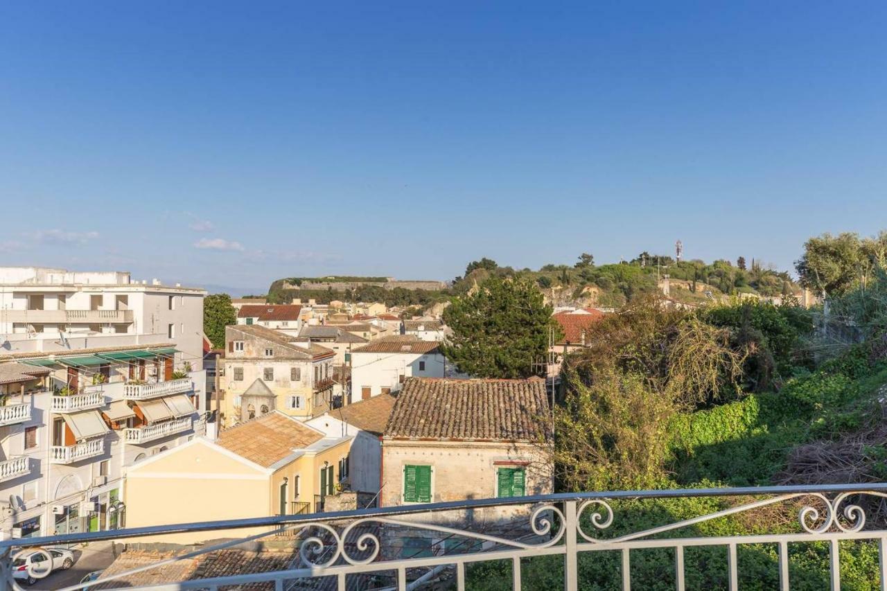 Spacious Maisonette - Roof Top View Of Corfu Port Mantouki Eksteriør bilde